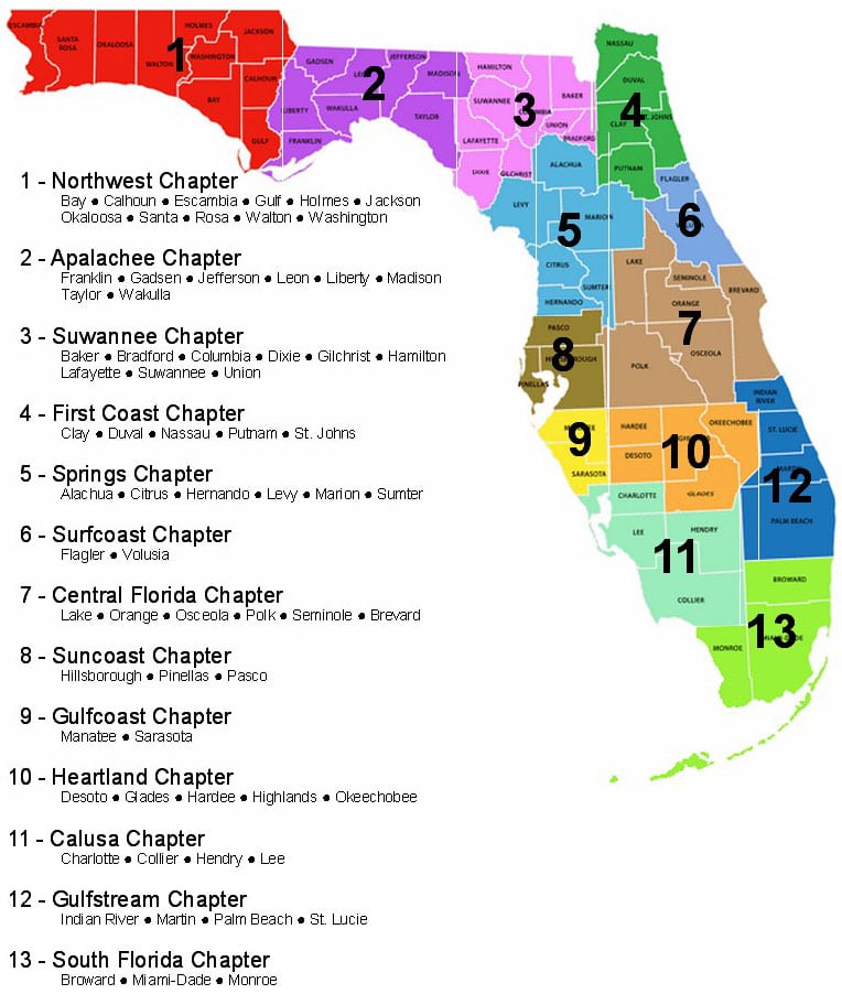 Fpa Chapter Map Chapter Map | FPZA